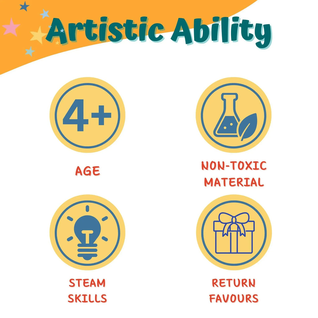 Craftopedia The Magical Color Transfer Paper Art - Sports | Creative DIY Kit for Kids - Naivri