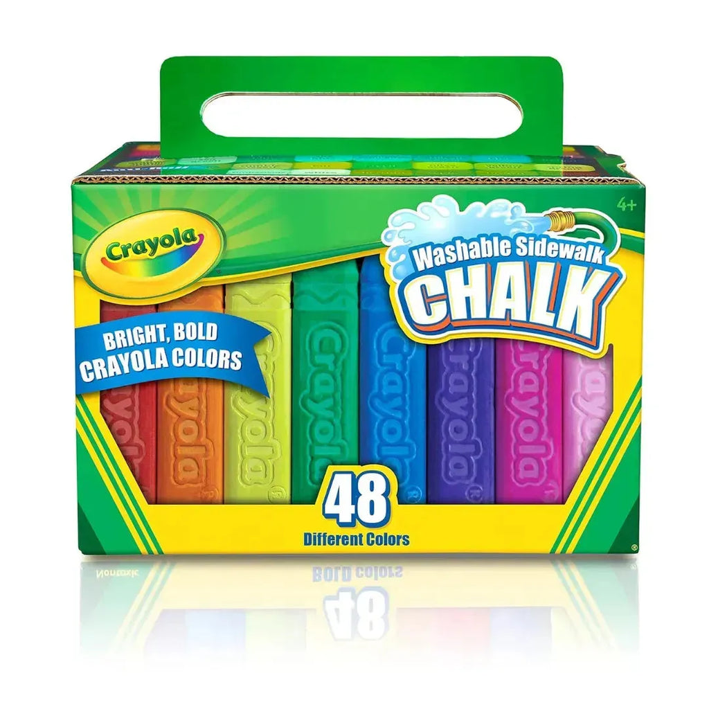 Crayola 48 Count Wahable Sidewalk Chalk - Naivri