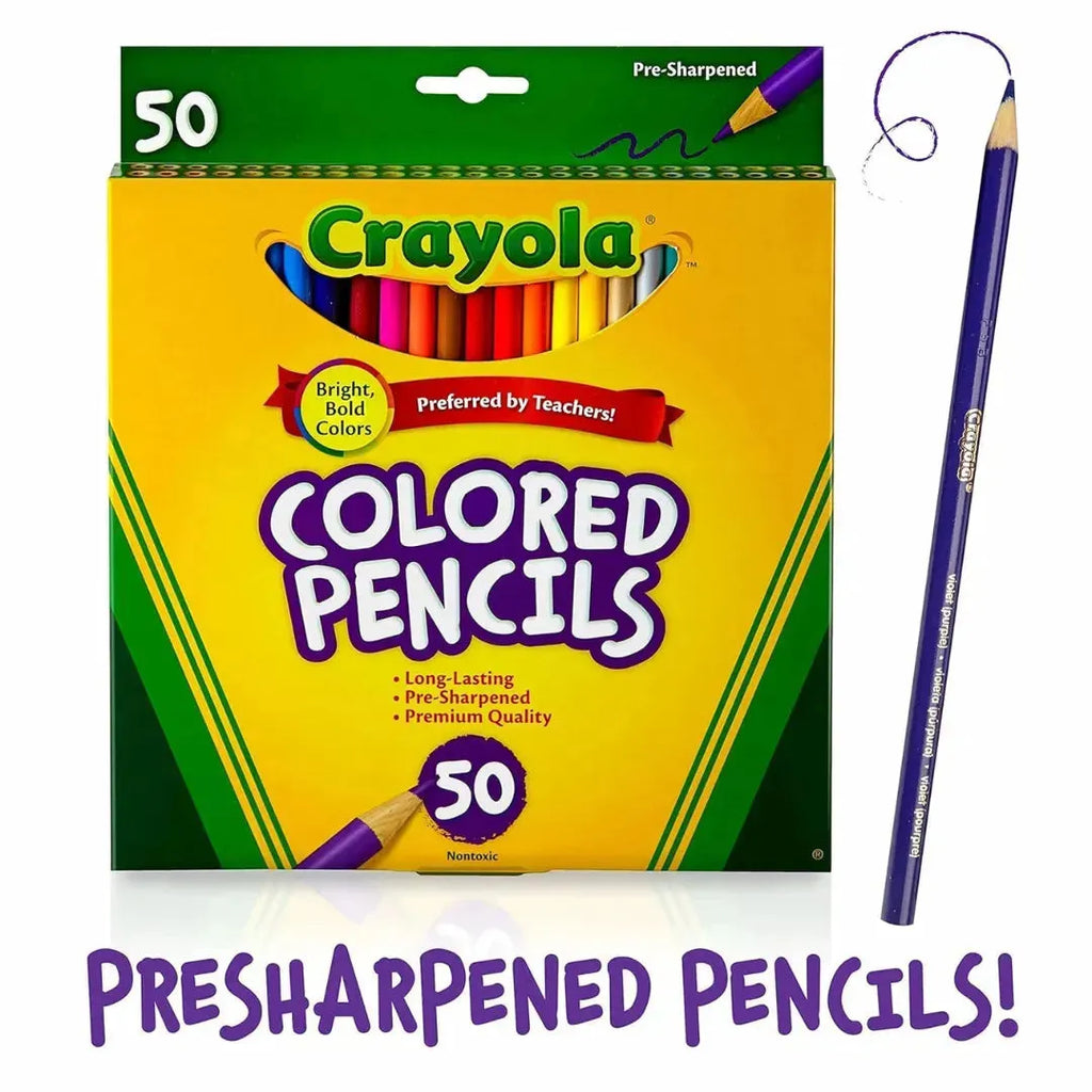 Crayola Colored Pencils 50 Shades - Naivri