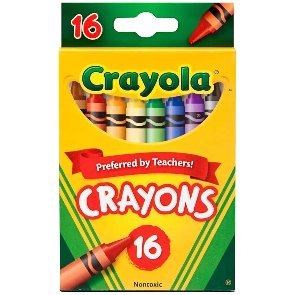 Crayola Crayons in 16 classic shades - Naivri