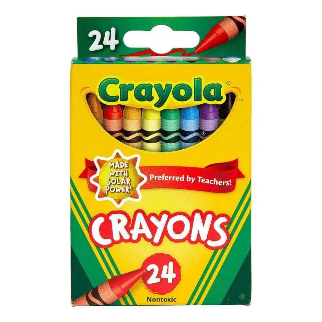 Crayola Crayons in 24 vibrant shades - Naivri