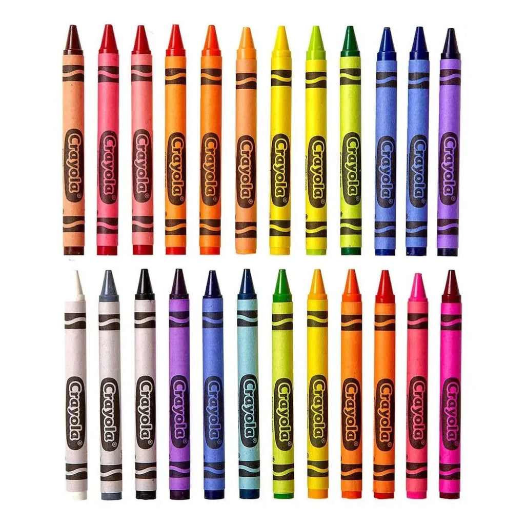 Crayola Crayons in 24 vibrant shades - Naivri