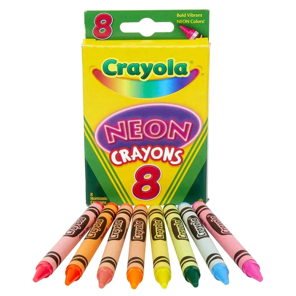 Crayola Crayons Neon 8 Shades - Naivri