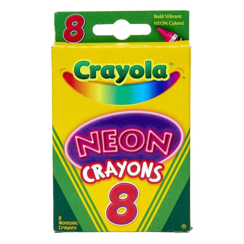 Crayola Crayons Neon 8 Shades - Naivri