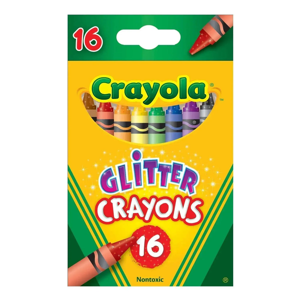 Crayola Glitter Crayons in 16 dazzling shades - Naivri