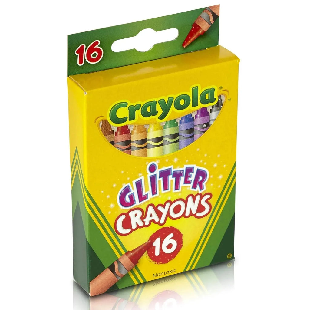 Crayola Glitter Crayons in 16 dazzling shades - Naivri