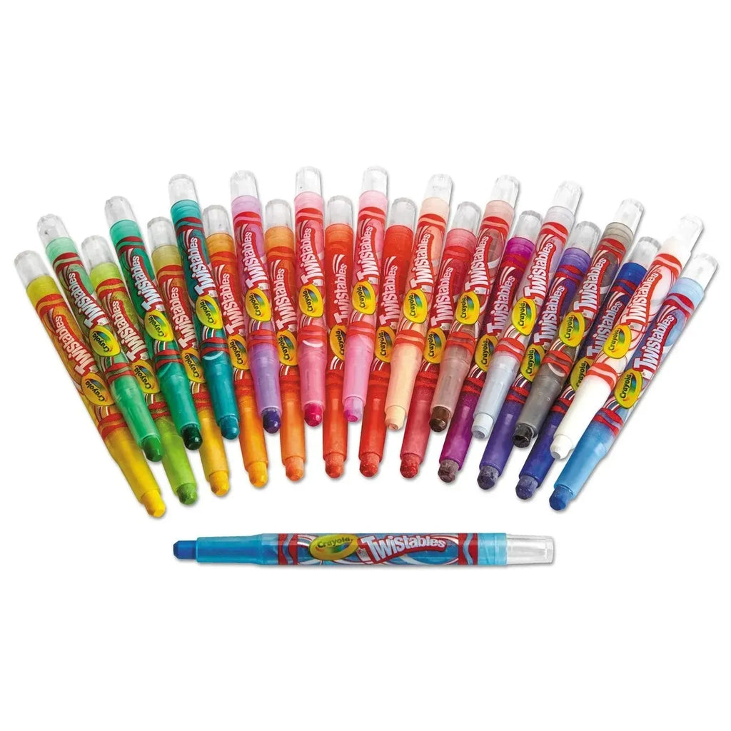 Crayola Mini Twistables Crayons in a convenient pack of 24 - Naivri