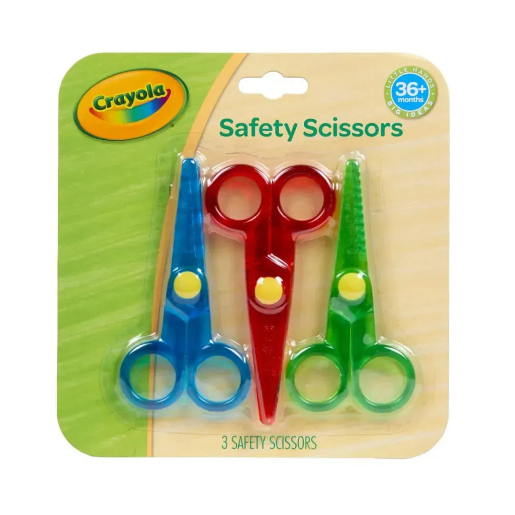 Crayola Safety Scissors 3 Pcs - Naivri