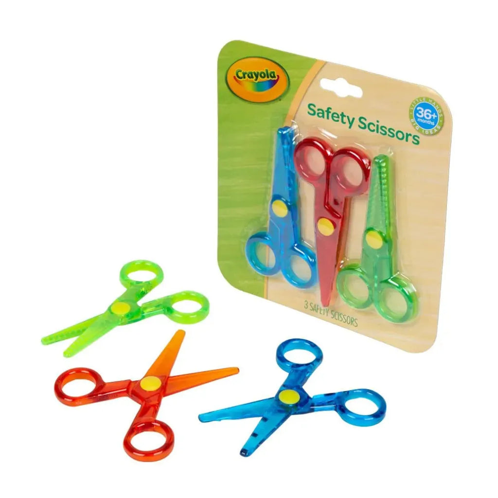 Crayola Safety Scissors 3 Pcs - Naivri