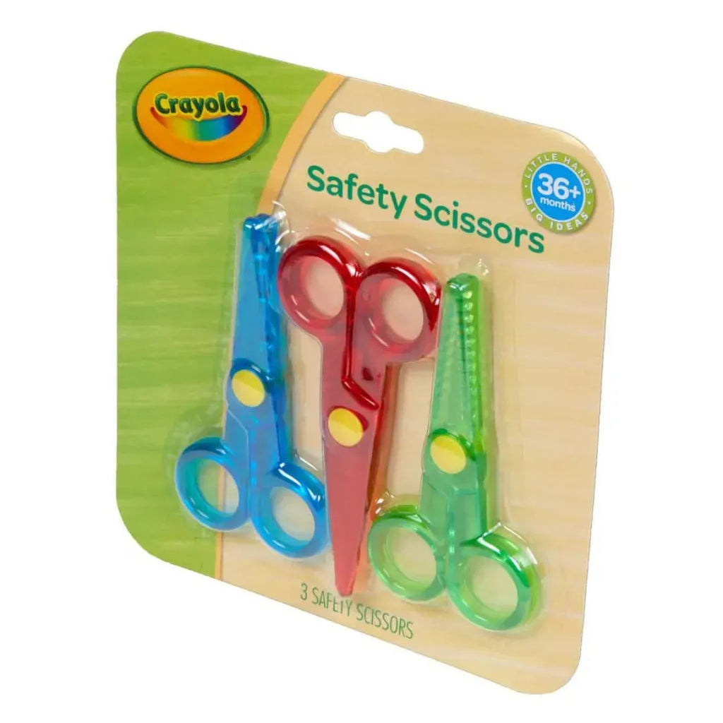 Crayola Safety Scissors 3 Pcs - Naivri