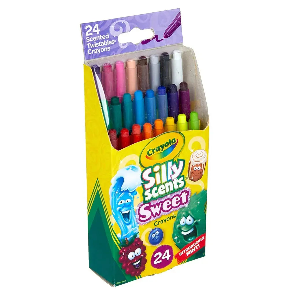 Crayola Silly Scents Sweet Crayons in 24 delightful shades - Naivri