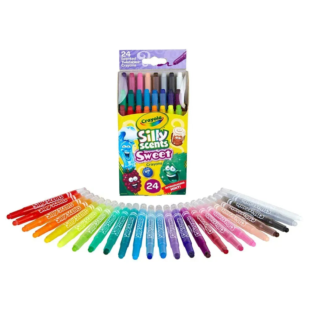 Crayola Silly Scents Sweet Crayons in 24 delightful shades - Naivri