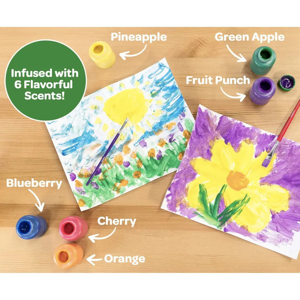 Crayola Silly Scents Washable Kids Paint in 6 exciting shades - Naivri