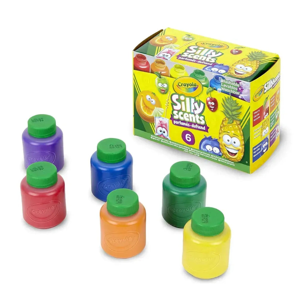 Crayola Silly Scents Washable Kids Paint in 6 exciting shades - Naivri