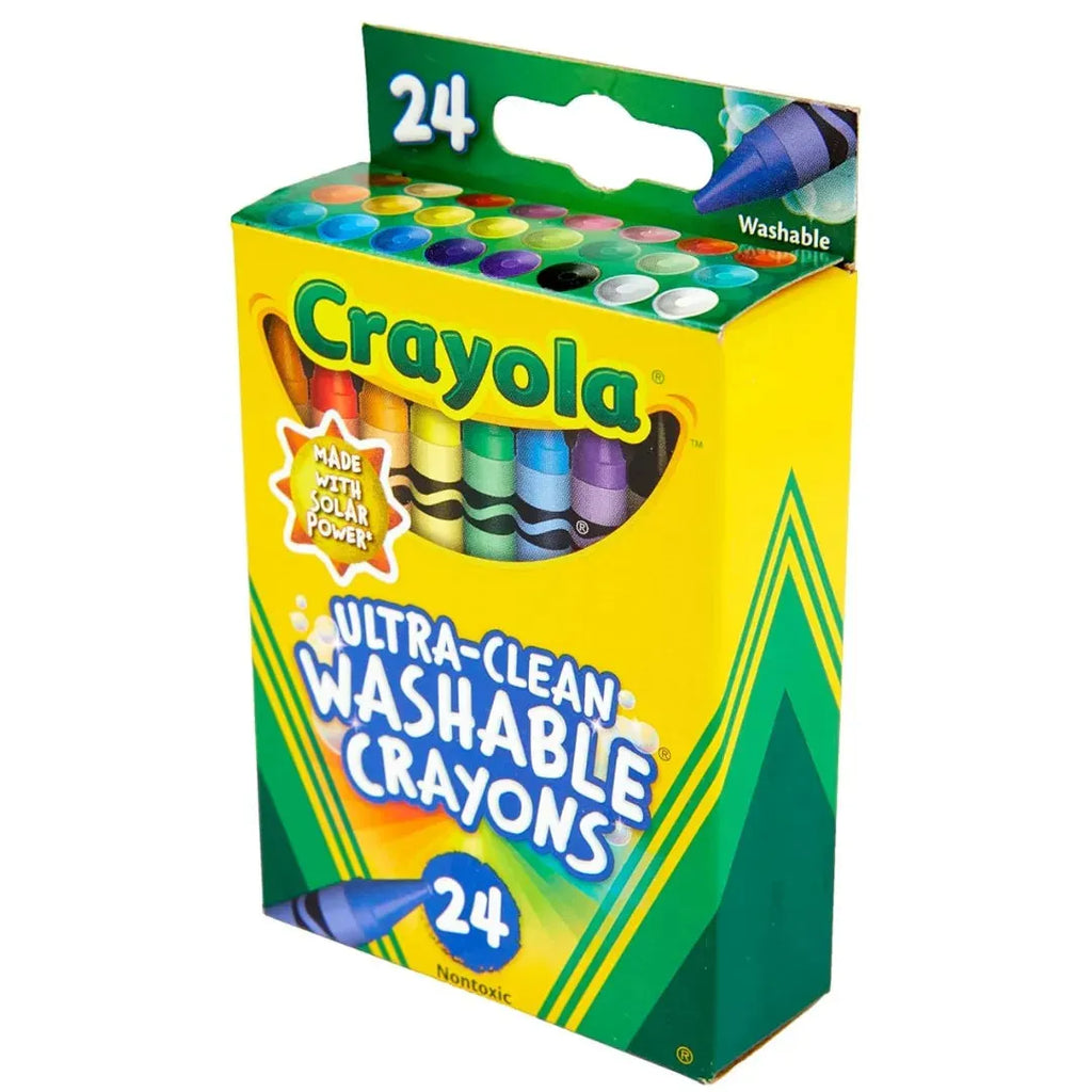 Crayola Ultra Clean Washable Crayons in 24 stunning shades - Naivri