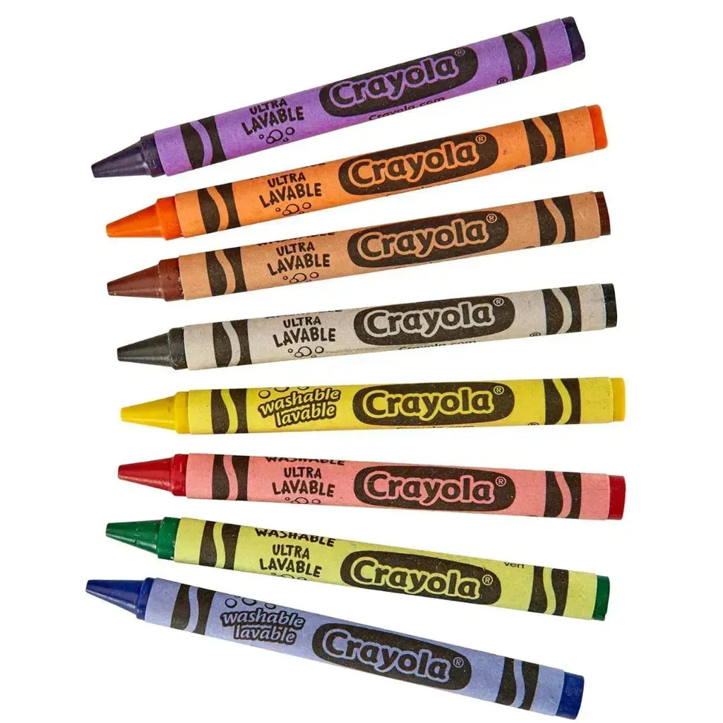 Crayola Ultra Clean Washable Crayons in 24 stunning shades - Naivri