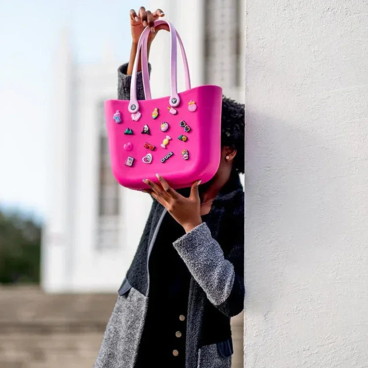 Crocs - big beach bag with jibbitz - Naivri