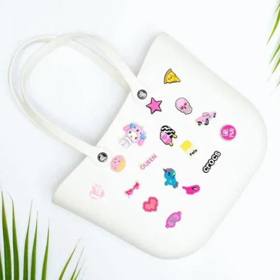 Crocs - big beach bag with jibbitz - Naivri