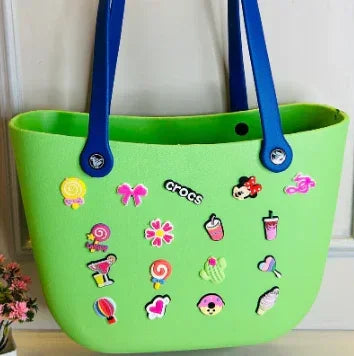 Crocs - big beach bag with jibbitz - Naivri