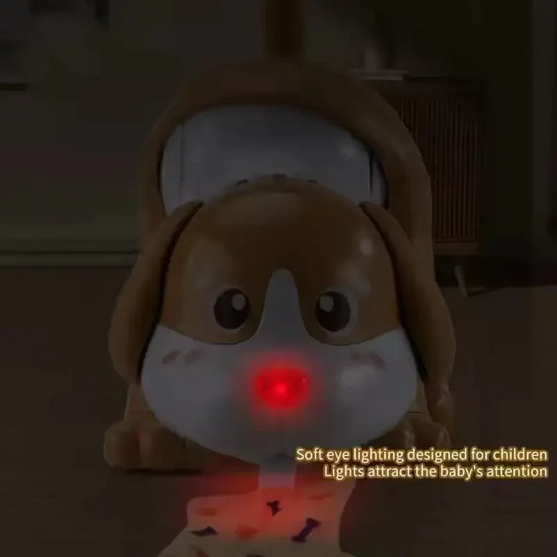 Cute Pet Beibei Animated Music Puppy – Interactive Light & Sound Walking Toy (Ages 3+) - Naivri