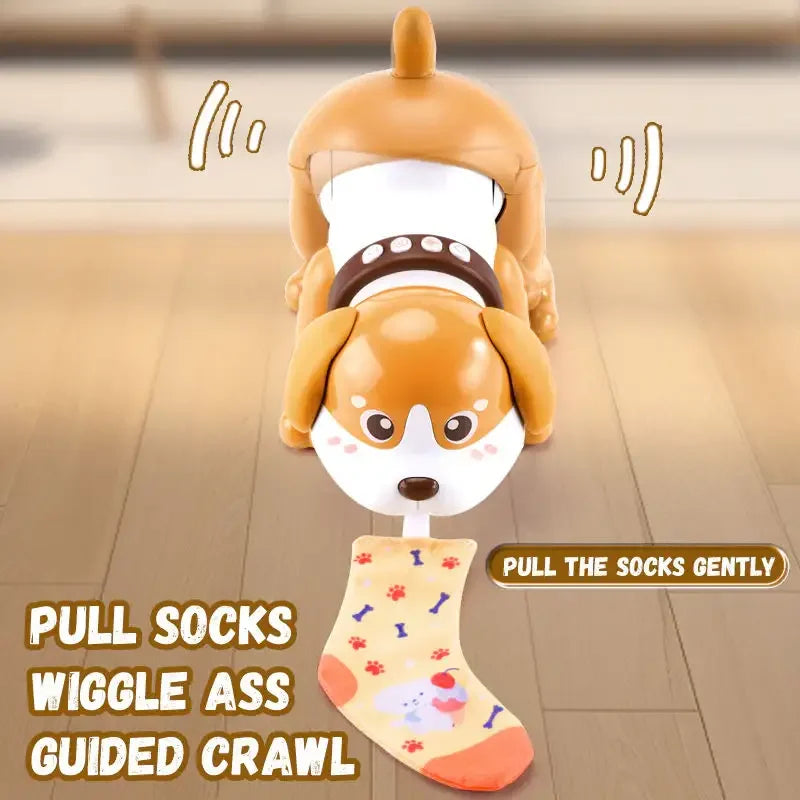 Cute Pet Beibei Animated Music Puppy – Interactive Light & Sound Walking Toy (Ages 3+) - Naivri