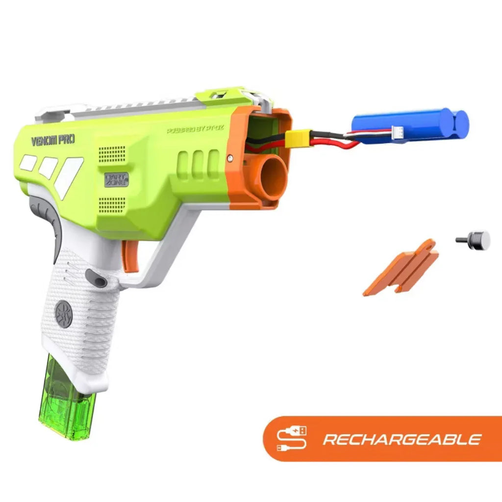 Dart Zone Max Nitroshot+ Venom Pro Motorized Foam Blaster – Fully Auto Power for Ages 14+ - Naivri