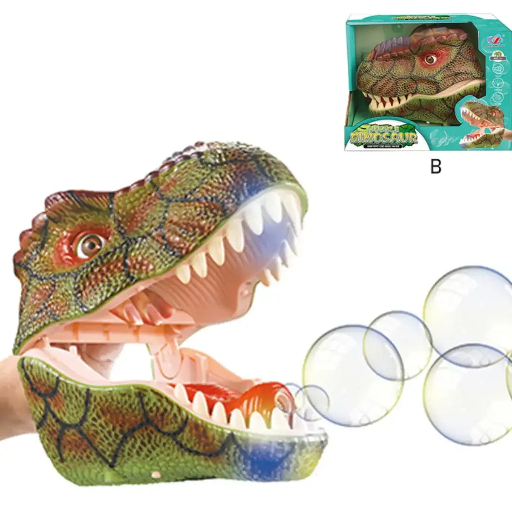 Dino Hand Puppets – Interactive Bubble & Roaring Sounds for 3+ - Naivri