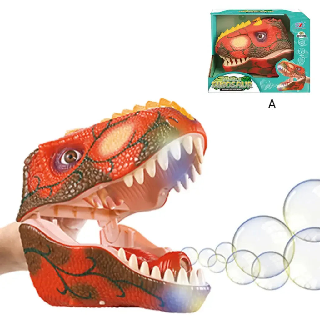Dino Hand Puppets – Interactive Bubble & Roaring Sounds for 3+ - Naivri
