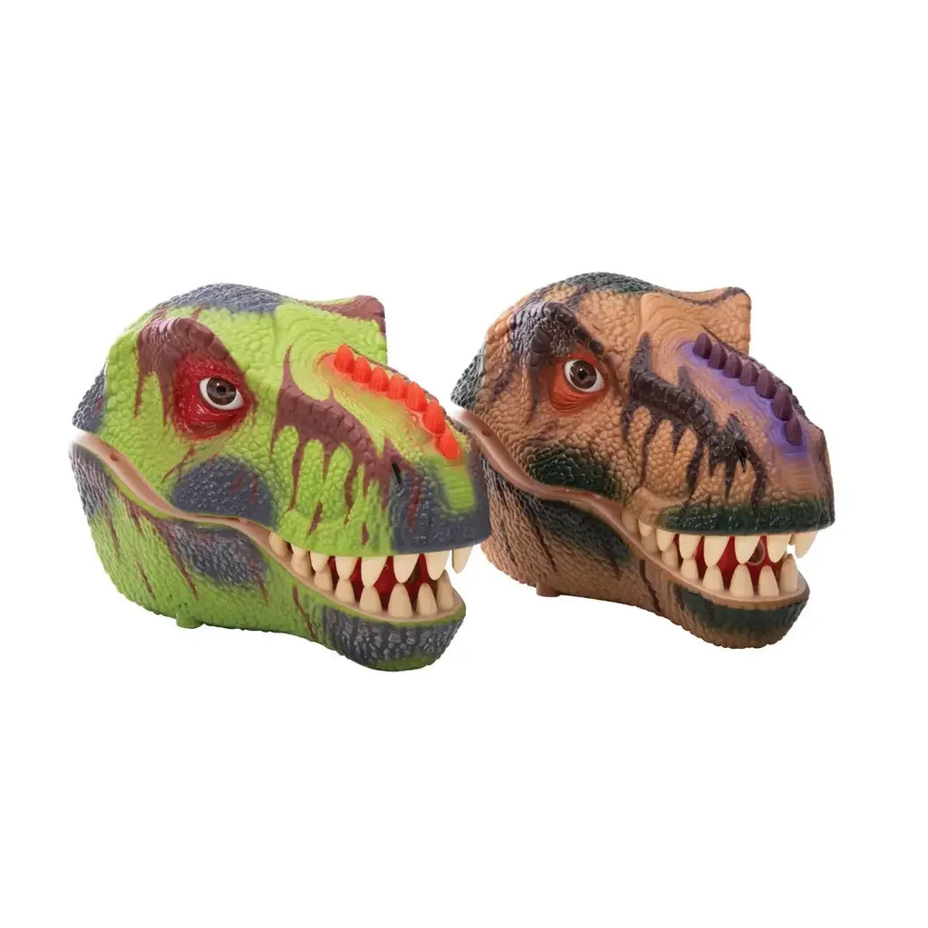 Dino Vapor Hand Puppet – Roaring, Mist & LED Fun for 3+ - Naivri