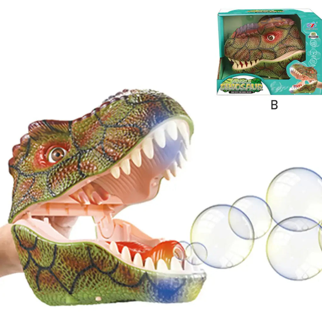 Dino Hand Puppets – Interactive Bubble & Roaring Sounds for 3+ - Naivri