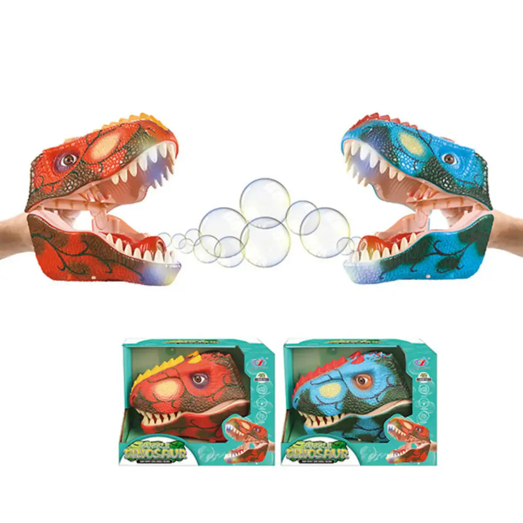 Dino Hand Puppets – Interactive Bubble & Roaring Sounds for 3+ - Naivri