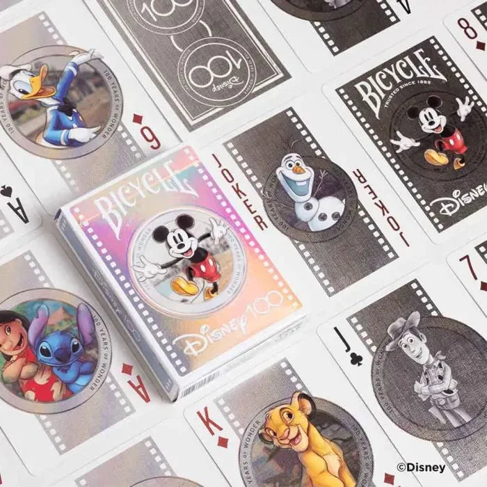 Disney 100 Inspired Playing Cards by Bicycle – Premium Collector’s Edition for Disney Enthusiasts - Naivri