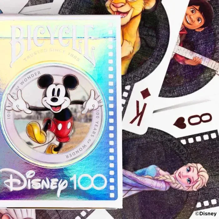 Disney 100 Inspired Playing Cards by Bicycle – Premium Collector’s Edition for Disney Enthusiasts - Naivri