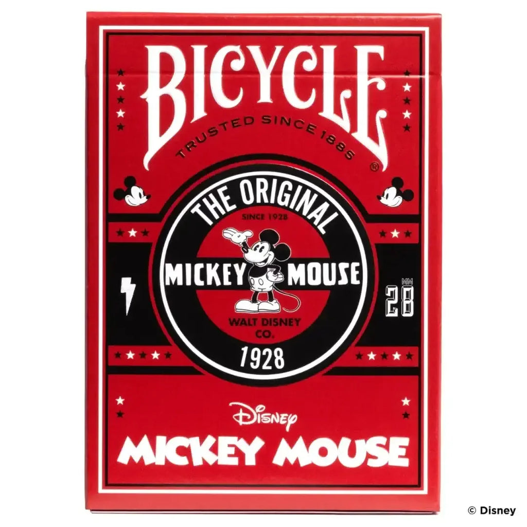 Disney Classic Mickey Mouse Inspired Playing Cards by Bicycle – Premium Collectible Playing Cards - Naivri