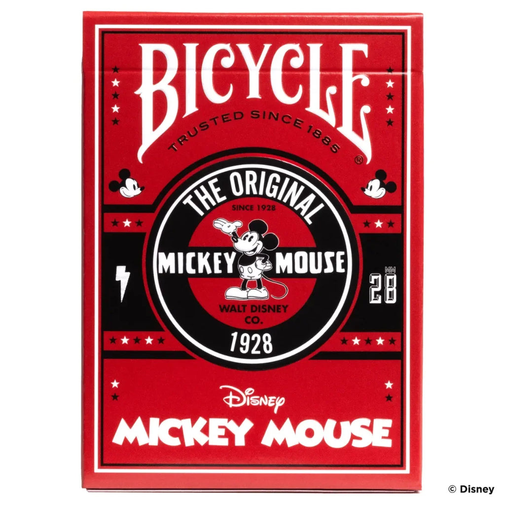 Disney Classic Mickey Mouse Inspired Playing Cards by Bicycle – Premium Collectible Playing Cards - Naivri