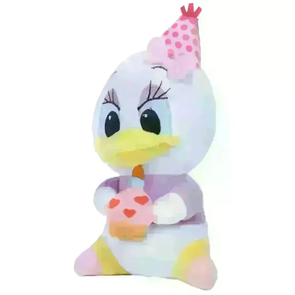 Disney Daisy Duck Celebration Plush – 9 Inches Soft Cuddly Toy for Kids - Naivri