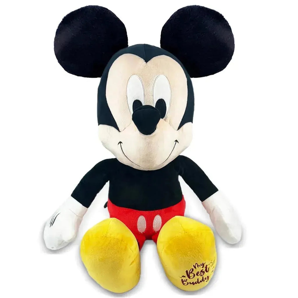 Disney Mickey Mouse 16-Inch Plush Toy – Official Licensed, Jumbo Soft Toy for Kids, Embroidered Features, Gift for Ages 2+ - Naivri