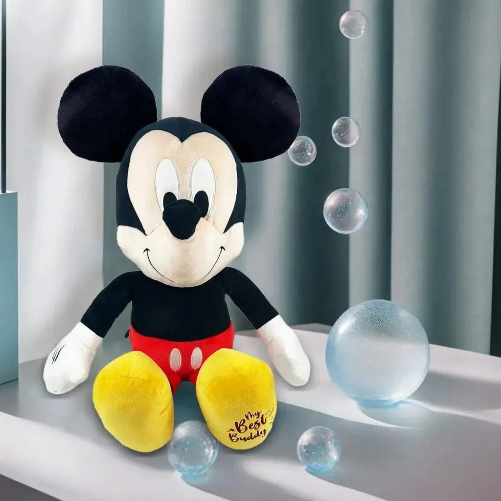 Disney Mickey Mouse 16-Inch Plush Toy – Official Licensed, Jumbo Soft Toy for Kids, Embroidered Features, Gift for Ages 2+ - Naivri