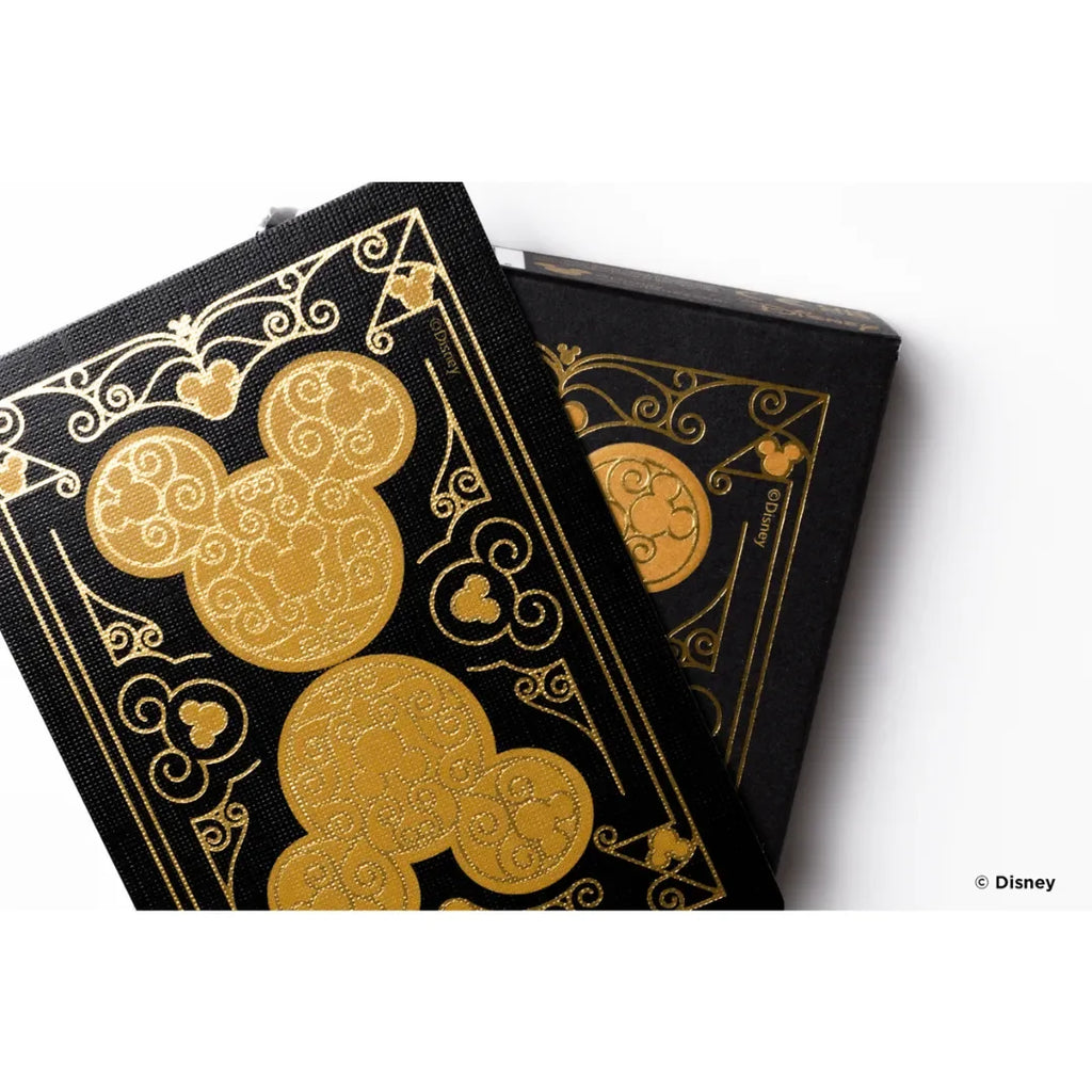 Disney Mickey Mouse Inspired Black and Gold Playing Cards by Bicycle – Luxury Collector’s Edition Playing Cards - Naivri