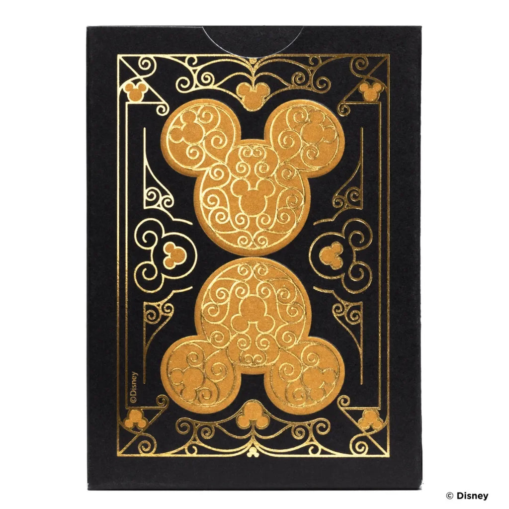 Disney Mickey Mouse Inspired Black and Gold Playing Cards by Bicycle – Luxury Collector’s Edition Playing Cards - Naivri