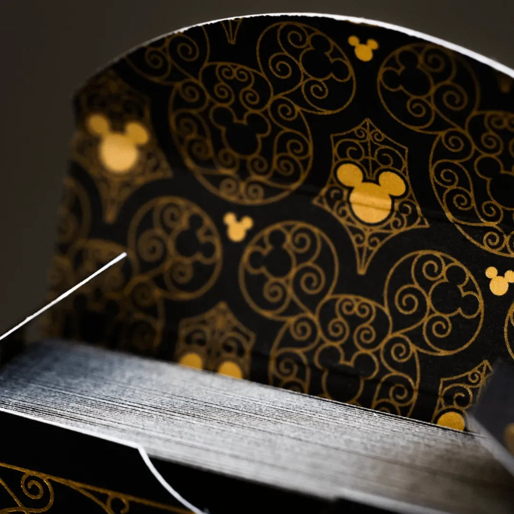 Disney Mickey Mouse Inspired Black and Gold Playing Cards by Bicycle – Luxury Collector’s Edition Playing Cards - Naivri