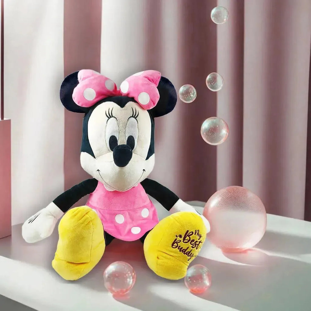 Disney Minnie Mouse 16-Inch Plush Soft Toy – Official Licensed, Premium Quality, Adorable Gift for Girls - Naivri