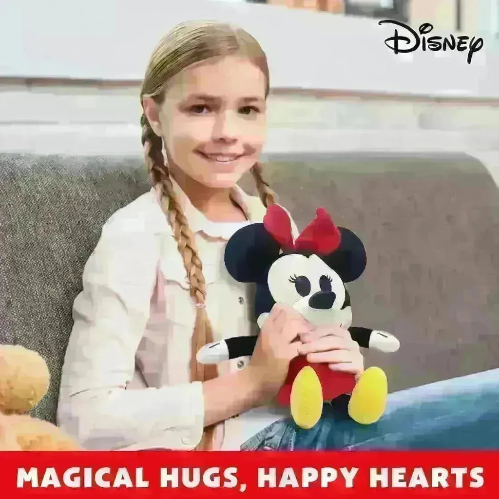 Disney Minnie Mouse 8-Inch Value Plush – Soft & Huggable Official Disney Stuffed Toy for Kids - Naivri