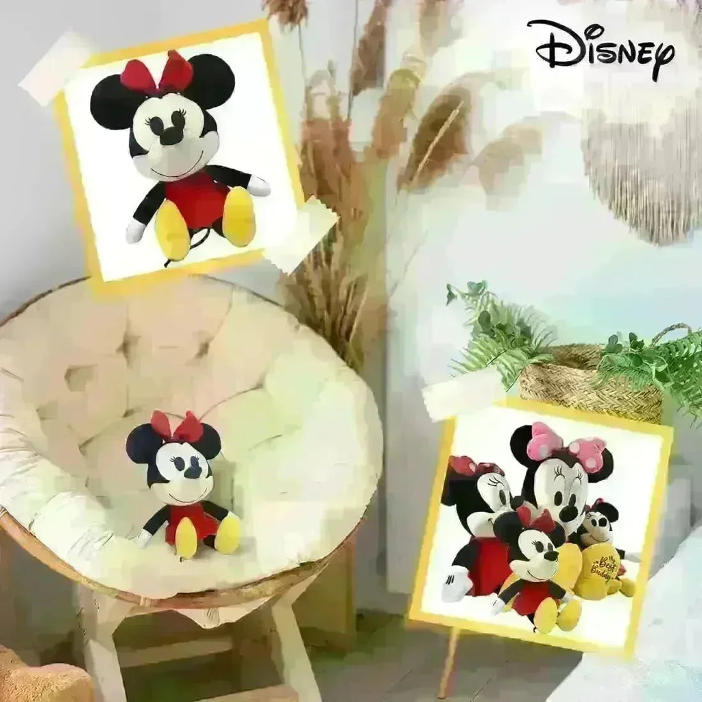 Disney Minnie Mouse 8-Inch Value Plush – Soft & Huggable Official Disney Stuffed Toy for Kids - Naivri