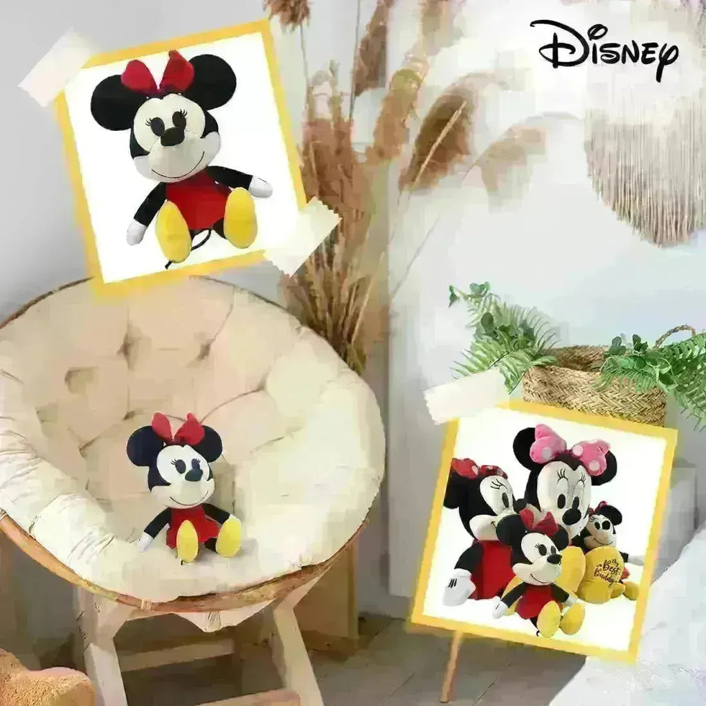 Disney Minnie Mouse 8-Inch Value Plush – Soft & Huggable Official Disney Stuffed Toy for Kids - Naivri