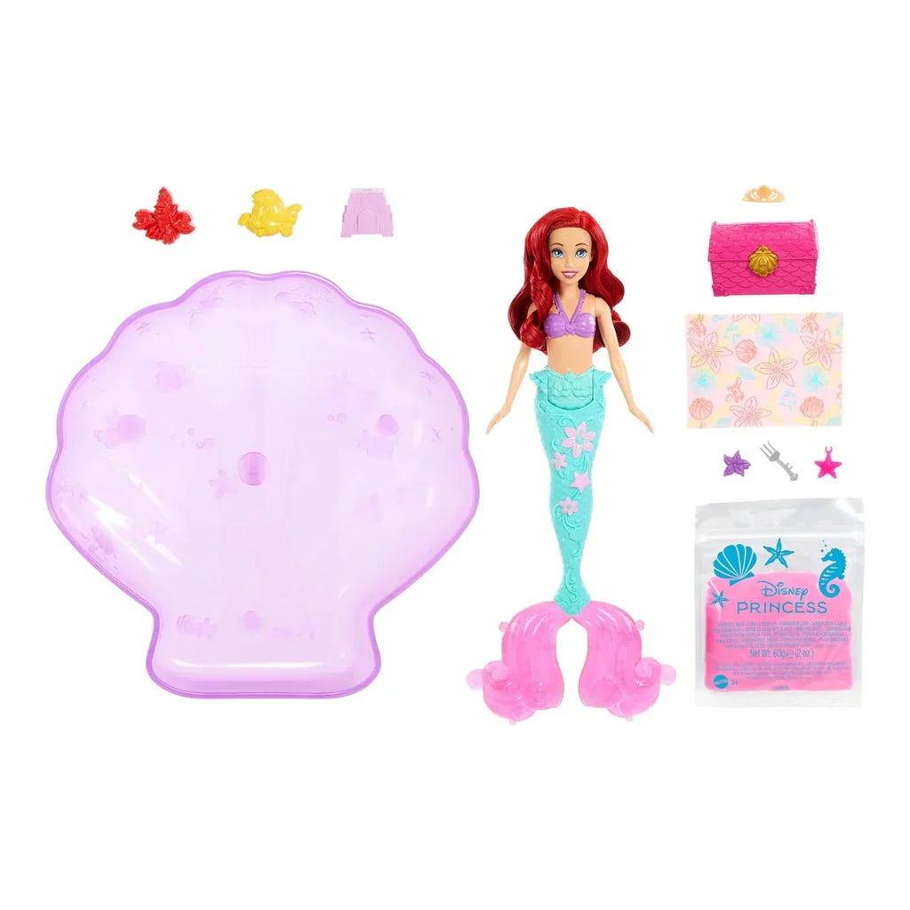 Disney Princess Ariel Mermaid Doll Playset & Pool Set with Moldable Sand & Accessories - Naivri