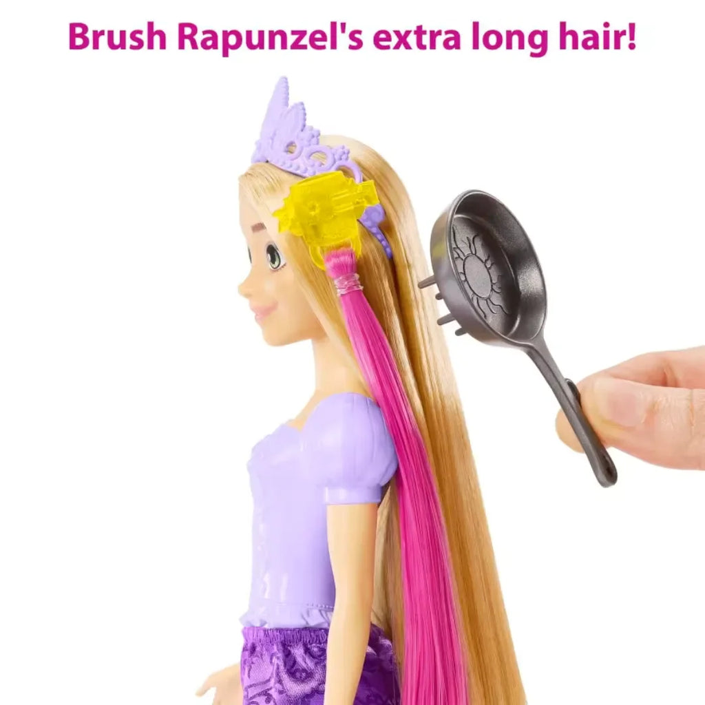 Disney Princess Fairy-Tale Hair Rapunzel Doll with Color-Change Extensions & 10+ Accessories – Let the Styling Magic Begin! - Naivri