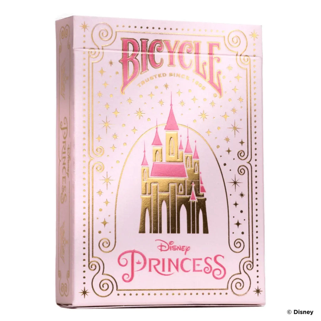 Disney Princess Inspired Playing Cards by Bicycle – Pink / Navy Edition – Premium Collector's Deck Featuring 12 Disney Princesses - Naivri