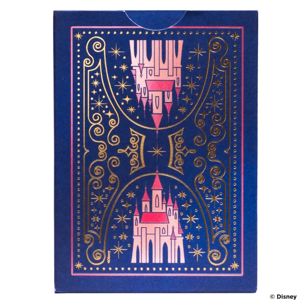 Disney Princess Inspired Playing Cards by Bicycle – Pink / Navy Edition – Premium Collector's Deck Featuring 12 Disney Princesses - Naivri