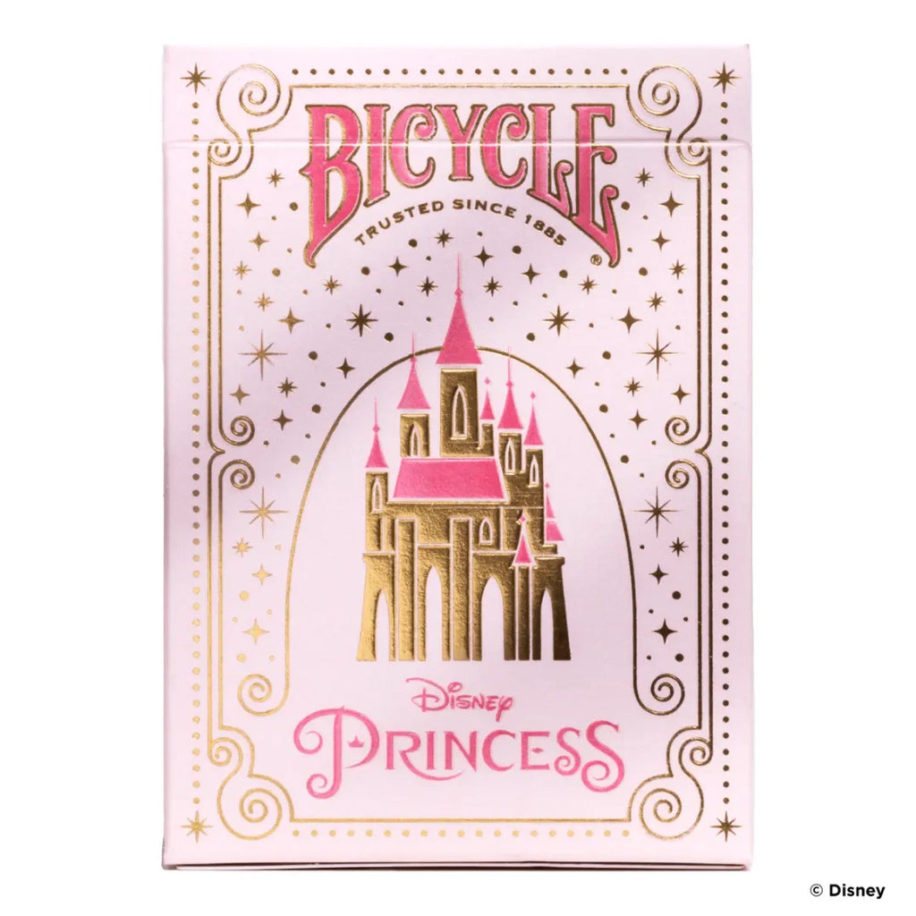 Disney Princess Inspired Playing Cards by Bicycle – Pink / Navy Edition – Premium Collector's Deck Featuring 12 Disney Princesses - Naivri